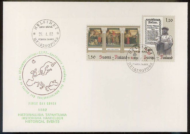 1982 Europa FDC