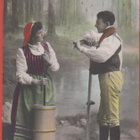 Nuoripari metsässä - kulk v 1907 - pikkukuva 1