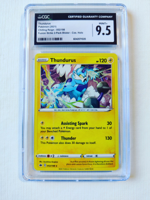 Thundurus Chilling Reign 052/198 CGC 9.5