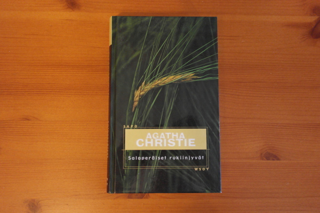 Agatha Christie:Salaperäiset rukiinjyvät.Sapo 19.Sid.