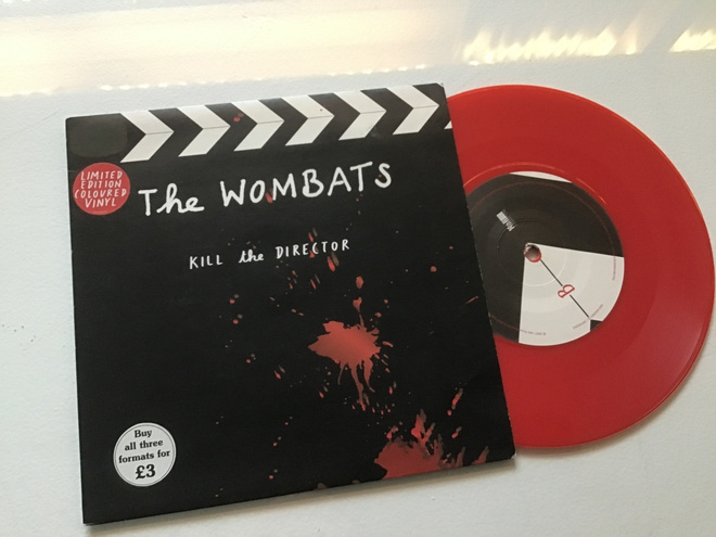 The Wombats . Kill the director 7” lp vinyyli numbered limit