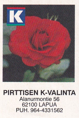 Lapua, Pirttisen  K- Valinta.  s39