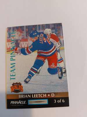1992-93 Pinnacle Team Pinnacle #3 Brian Leetch/Paul Coffey