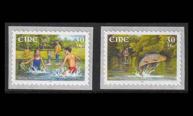 Irlanti 1339-40 ** Europa vesi tarramerkit (2001)