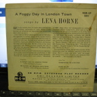 LENA HORNE - A FOGGY DAY IN LONDON TOWN +3 EX-/EX- 7" - pikkukuva 2