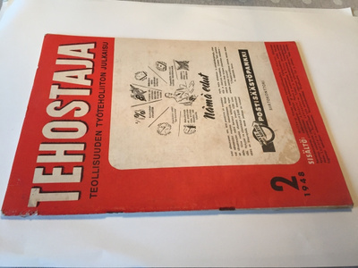 TEHOSTAJA LEHTI 2/1948 HYVÄ