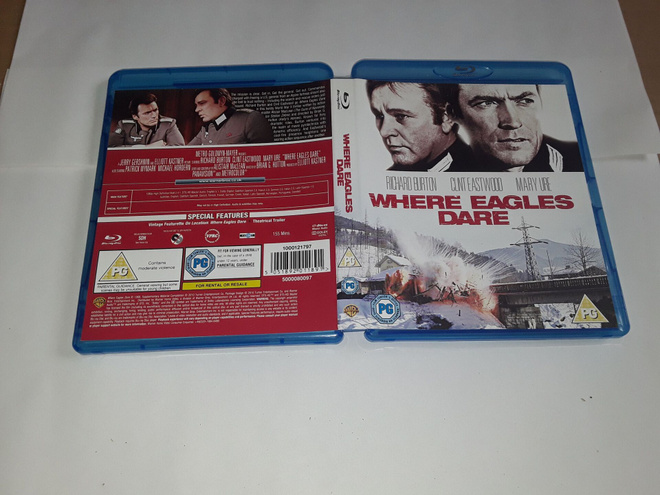 Where Eagles Dare - UK/SF Region B Blu-Ray (Warner Bros.)