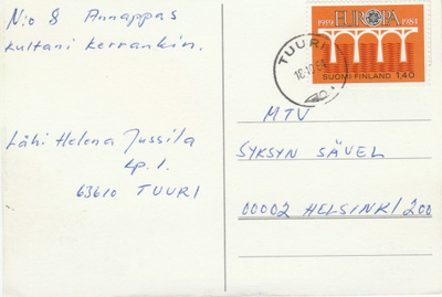 Postileima, TUURI