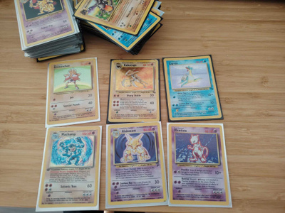Vanhat Pokemon kortit 157 kpl base set fossil jungle jne.