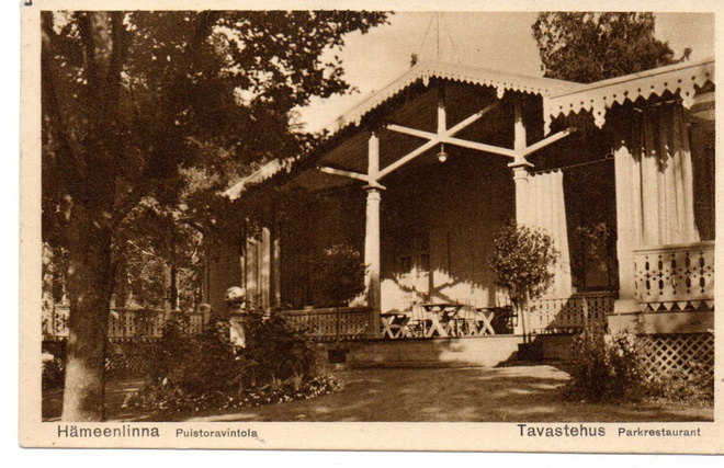 Hämeenlinna ; Kaupunginpuiston ravintola