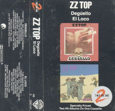 ZZ TOP deguello/el loco kasetti
