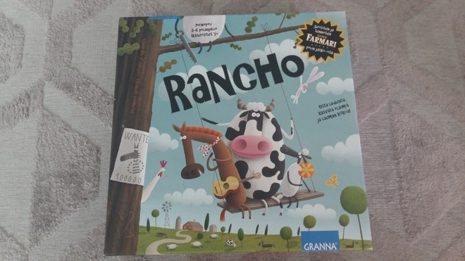 Rancho - lautapeli, hyväkuntoinen
