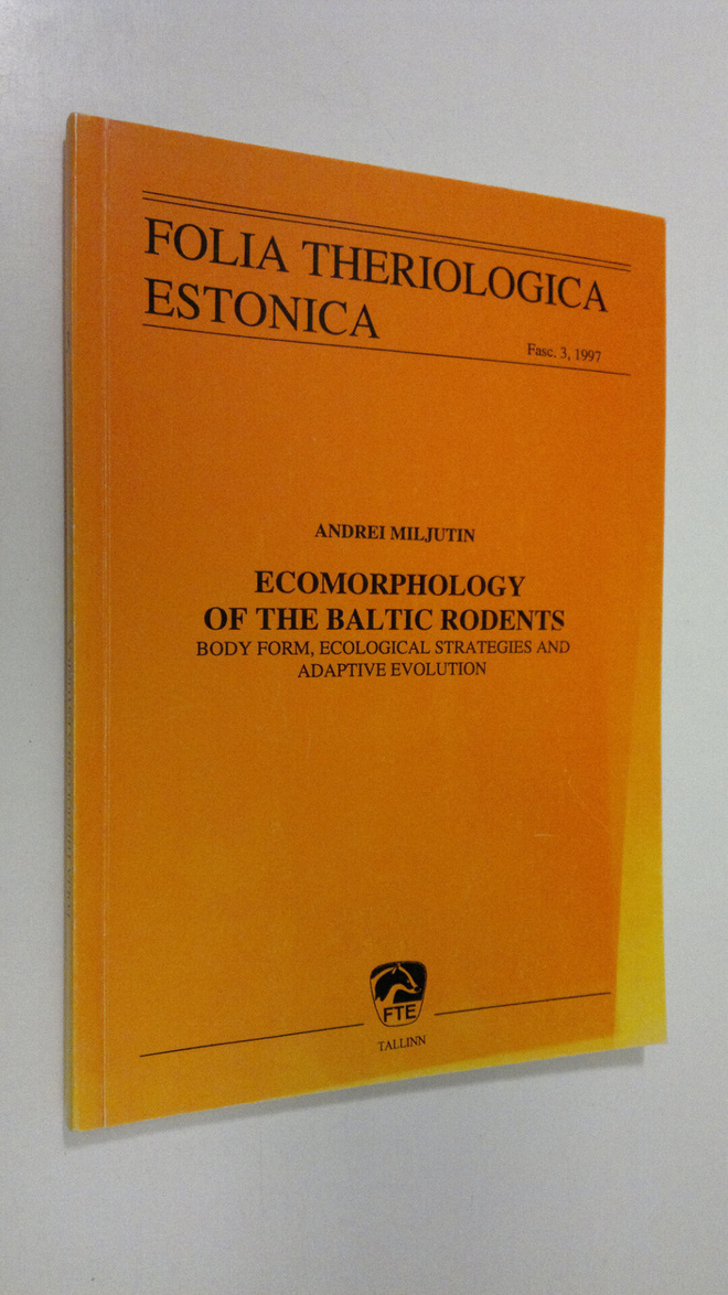 Andrei Miljutin : Ecomorphology of the baltic rodents - B...