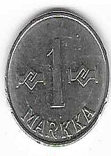 1962 1 MARKAN KOLIKKO KÄYTETTY HYVÄ