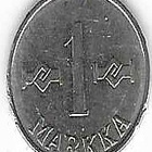 1962 1 MARKAN KOLIKKO KÄYTETTY HYVÄ - pikkukuva 1