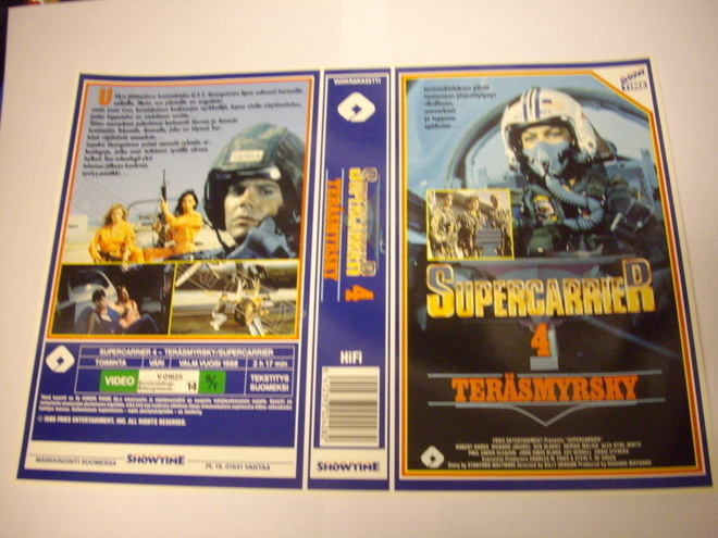 Vhs kansipaperi Fix - SUPERCARRIER 4 Teräsmyrsky