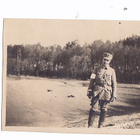 VANHA Valokuva Valkoinen Vapaussoturi 1918 6 x 9 cm - pikkukuva 1