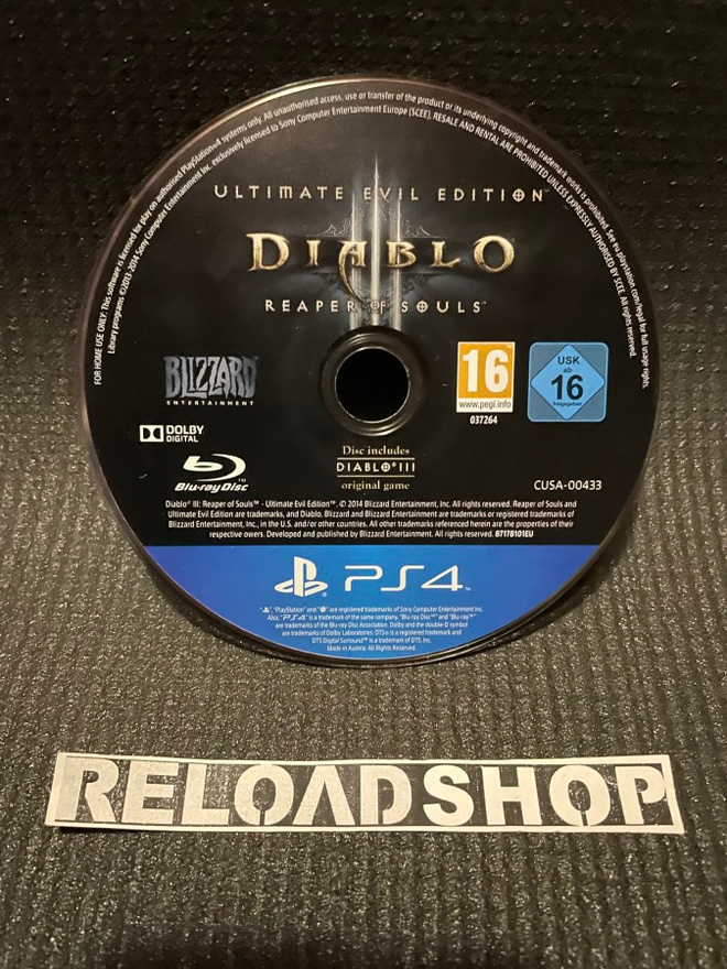 Diablo III Reaper of Souls - DISC PS4