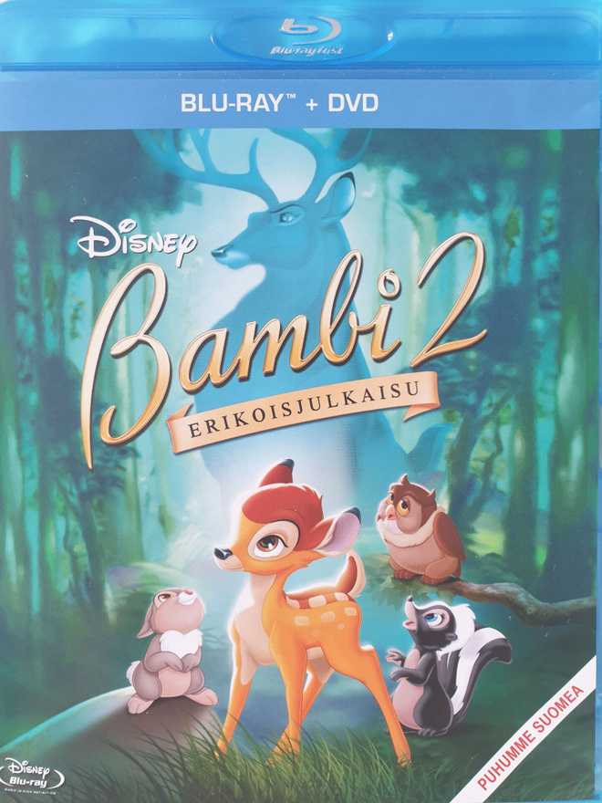BAMBI 2 BLU-RAY+DVD SUOMIPUHE