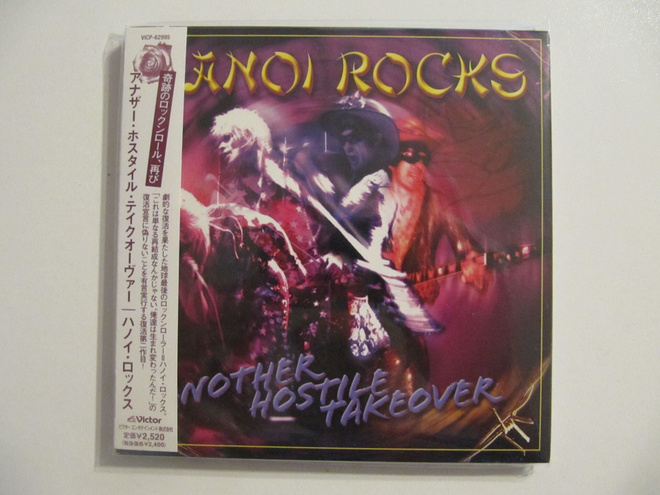 Hanoi Rocks Another Hostile Takeover Japanilainen CD OBI