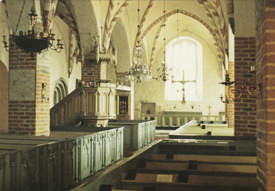KIRKKOKORTTI - NAUVON KIRKKO - SISÄKUVA -3