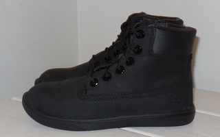30 - Timberland mustat nilkkurit nahkaa * UUDET