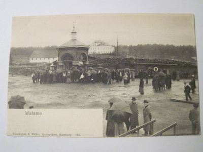 VANHA Postikortti Valamo ennen-1905