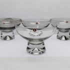 Iittala annoskulho 2092 4 kpl harmaa Tapio Wirkkala - pikkukuva 1