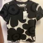 Marimekko Heleys Unikko t-paita musta-valkonen-harmaa XS - pikkukuva 2