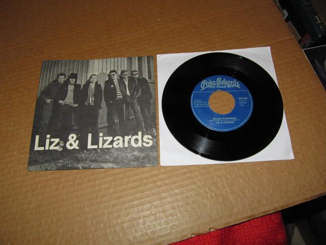 Liz & Lizards 7" Kujan Kuningas, PS v.1980