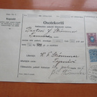 1917 Tyrnävä osoitekortti Temmekseen - pikkukuva 1