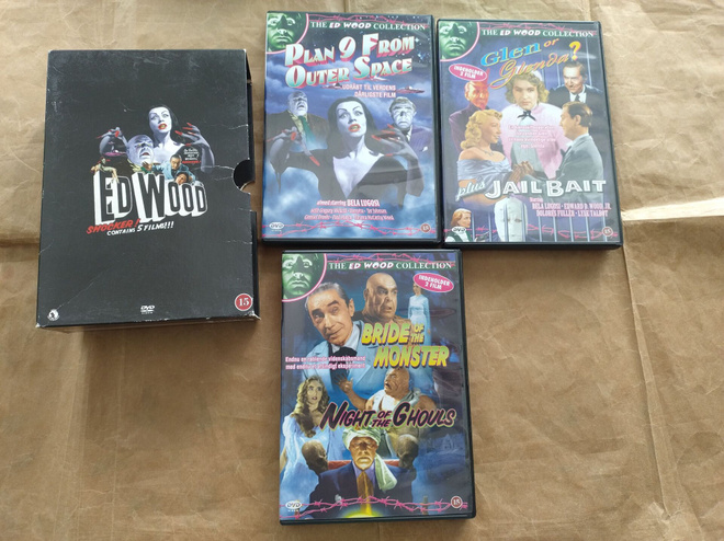 Ed Wood Shocker! 5films (DVD) (3 levyä)