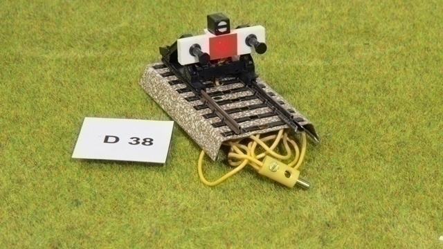 #D38 Märklin päätepuskuri 7191, uusi malli valolla