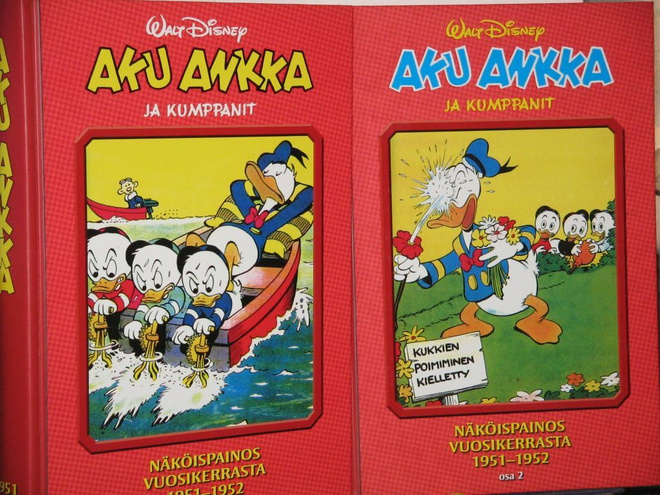 Walt Disney : AKU ANKKA NÄKÖISPAINOS VUOSIKERRASTA 1951-52