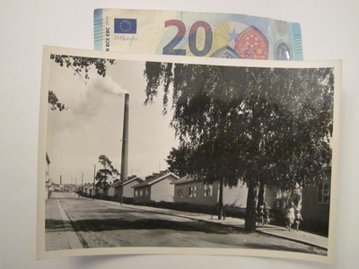 Postikortin Alkup. Valokuva Mikä Paikkakunta? 1950-l
