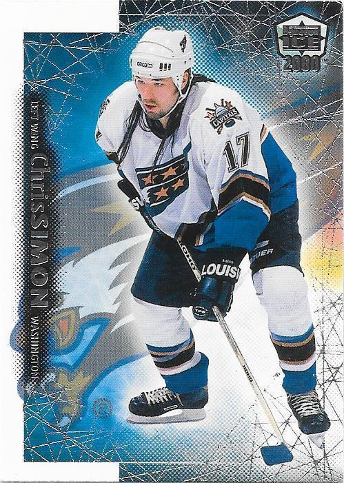 1999-00 Pacific Dynagon Ice #204 Chris Simon Capitals Gooni