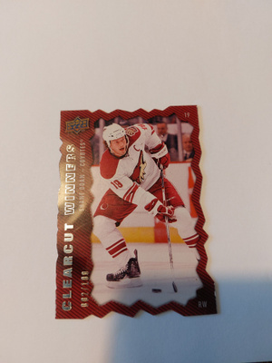 2008-09 Upper Deck Clear Cut Winners #CC36 Shane Doan /100