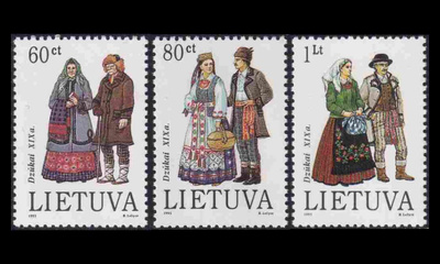 Liettua 537-9 ** Kansanpukuja (1993)