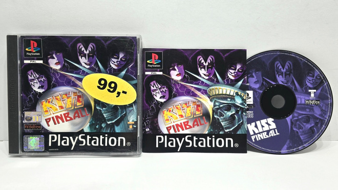 PS1 - Kiss Pinball (CIB)
