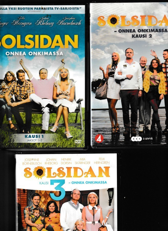 Solsidan sarjan kaudet 1-3 DVD nä
