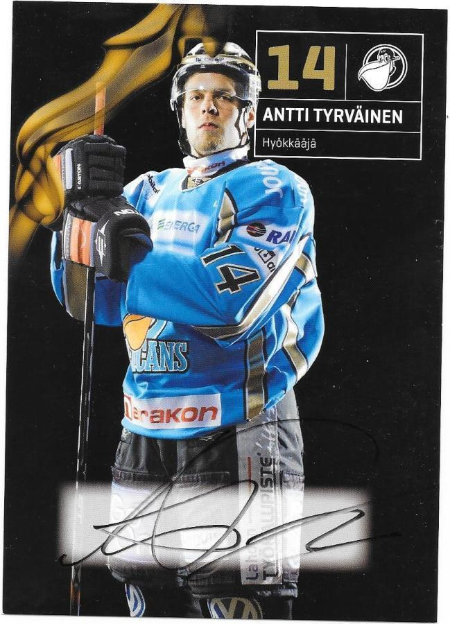 2010-11 Pelicans TeamIssue #14 Antti Tyrväinen