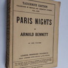 Arnold Bennett : Paris Nights - pikkukuva 1