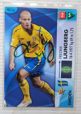 Fredrik Ljungberg Ruotsi signed