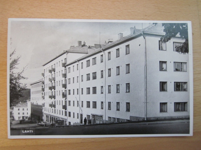 VANHA Postikortti Lahti 1950-l Alkup. Mallikappale