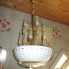 Kristalli katto lamppu/wanha - pikkukuva 1