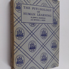 John A. McGeoch : The psychology of human learning - pikkukuva 1