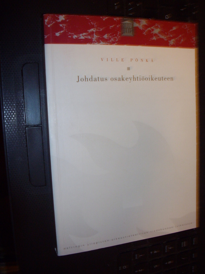 Pönkä : Johdatus osakeyhtiöoikeuteen ( 1 p. 2011 ) Sis.pk:t