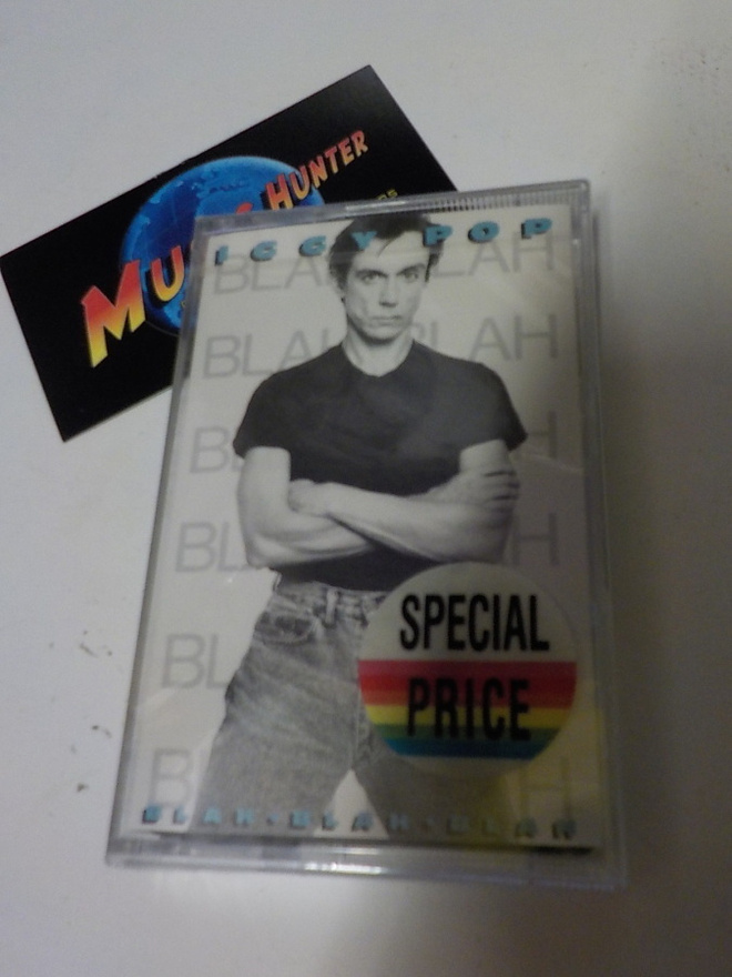 IGGY POP - BLAH-BLAH-BLAH UUSI 1986 PAINOS C-KASETTI+