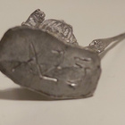 Vintage metallinen ratsuväen komentaja / upseeri - pikkukuva 3