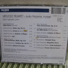 Virtuoso trumpet:Jouko Harjanne-Juhani Lagerspetz cd - pikkukuva 2